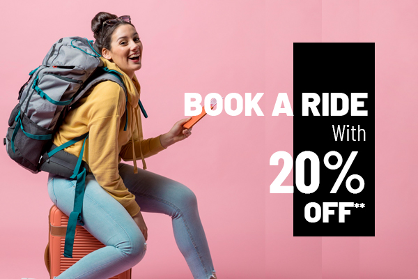 Book a Ride with 20% Off